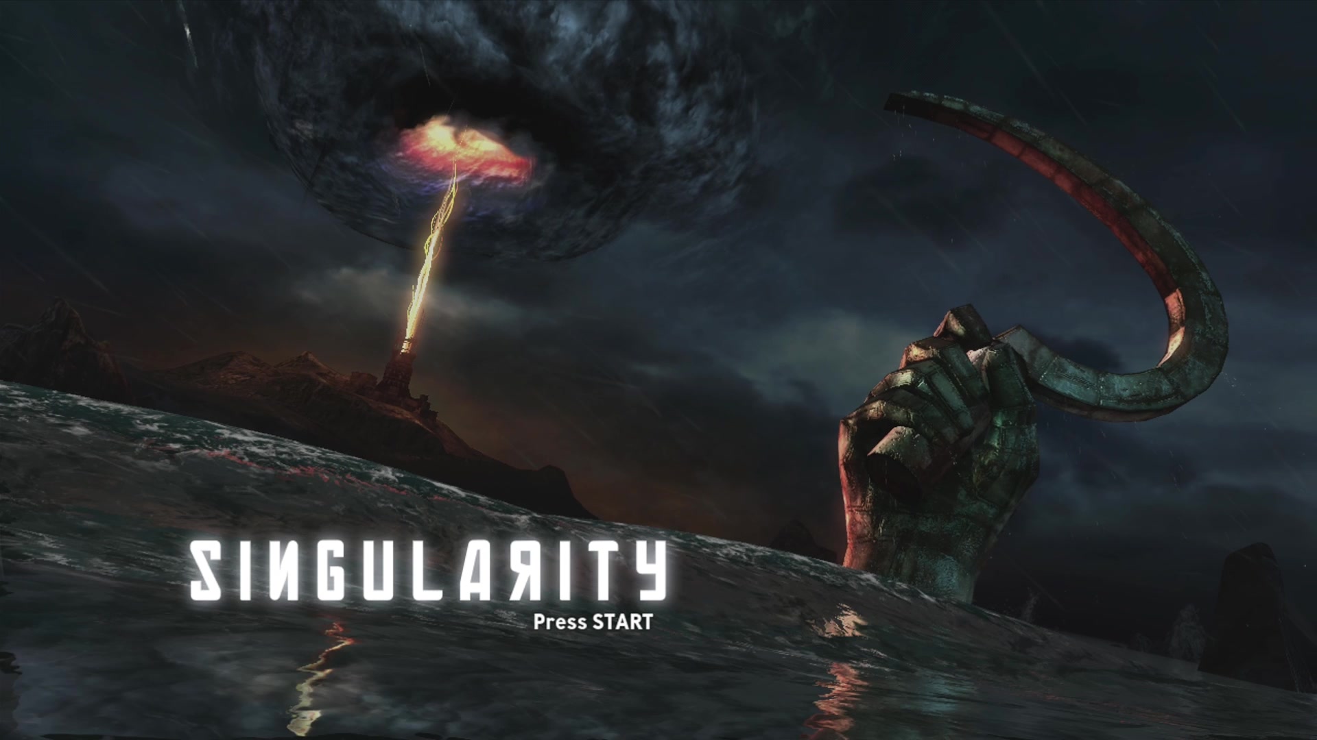 Singularity title screen for Xbox 360